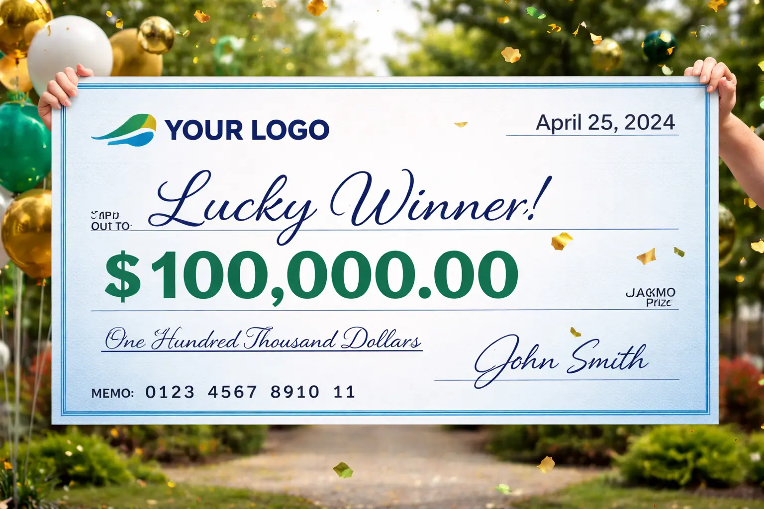 custom big checks near you in Detroit